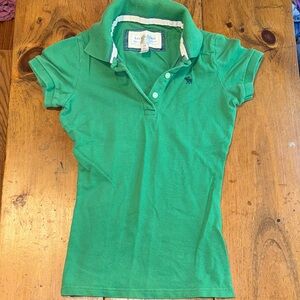 Abercrombie & Fitch Vibrant Green Polo